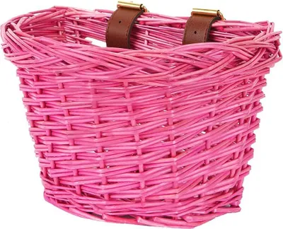 Produktbild von Sturmmand für Kinderfahrrad - Handgefertigter Rattan-Hängetopf für Jungen und Mädchen