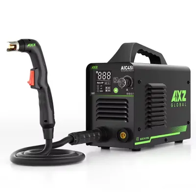 Immagine prodotto di Taglierina al plasma con compressore d'aria incorporato, tecnologia inverter digitale, AIC45II, spina UE