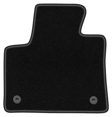 Immagine prodotto di Tappetino guidatore in moquette per Opel Grandland 2017- (crossover) – 1 pezzo, nero, su misura – Wielganizator BASIC