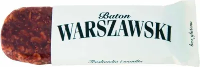 Zdjęcie produktu dla Baton Warszawski - Truskawka i wanilia 50g