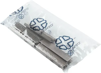Produktbild von Volpato Zubehör Set Sockelblenden 100mm, für Sockelblenden mit 13mm Materialstärke, Kunststoff schwarz hochglanz