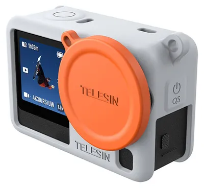 Zdjęcie produktu dla Silikonowe etui ochronne do aparatu – miękkie, antypoślizgowe, odporne na zarysowania i amortyzujące wstrząsy, pasujące do DJI OSMO Action 6