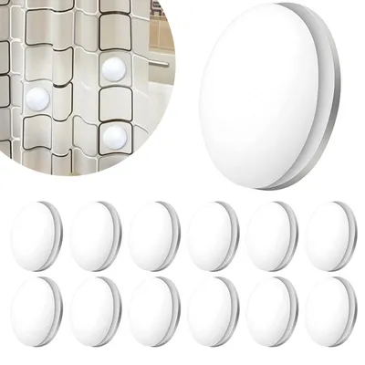 Produktbild von Duschvorhanggewichte, Tischdeckengewichte, 4 cm Vorhanggewichte für den Außenbereich, magnetische Duschvorhänge für Duschen, Fenster, Vorhänge und Tischdecken