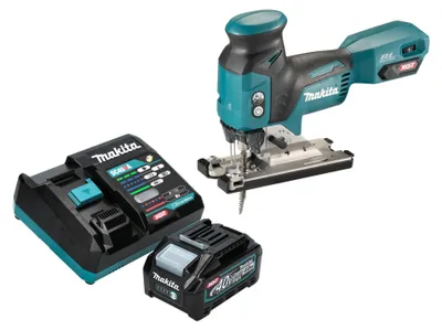 Zdjęcie produktu dla Makita JV 001 GM101 Wyrzynarka akumulatorowa 40 V maks. 135 mm bezszczotkowa + 1x akumulator 4,0 Ah + ładowarka