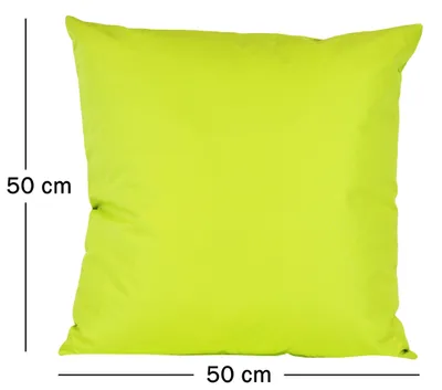 Produktbild von JACK 1x 50x50cm Outdoor Kissenhülle Bezug Lounge Garten Einfarbig, Farbe:Limette