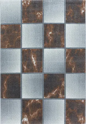 Produktbild von Kurzflor Teppich OTTAWA Kupfer 140 x 200 cm