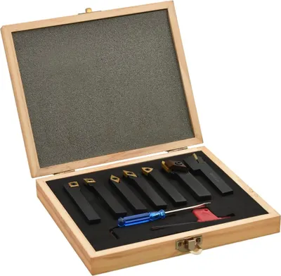 Obrázek produktu pro 12dílné nože s vyměnitelnými plátky pro soustruh 12x12 mm 80 mm