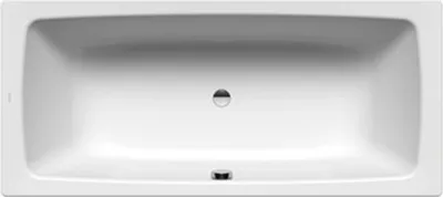 Produktbild von VIGOUR Clivia Raumsparbadewanne aus Stahl weiß 170 x 75 cm, weiß