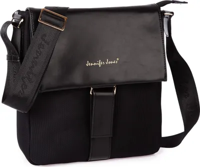 Produktbild von Jennifer Jones Damentasche mit Klappe Elegant Mittelgroß Schwarz