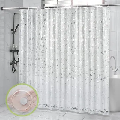 Immagine prodotto di Tenda da doccia 240 x 200 cm - Impermeabile - EVA - 3D opaco