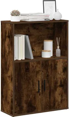 Obrázek produktu pro Maison Exclusive – knihovna z kouřového dubu 60 x 24 x 85 cm, dřevěný materiál