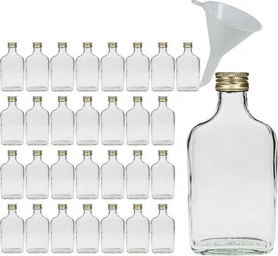 Produktbild von Famanu Glasflaschen 20 ml mit Schraubverschluss - 20 Stück