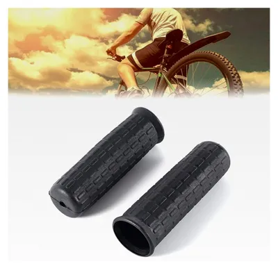 Produktbild von Gummigriffe für Schubkarren, 2 Stück, Innendurchmesser 30 mm, schwarze Ersatzgriffe aus Gummi
