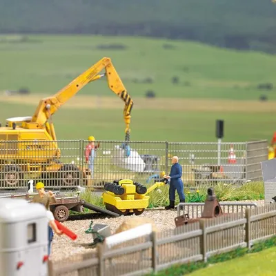 Produktbild von Busch A-Set:Straßenwalze m Figur H0 7805