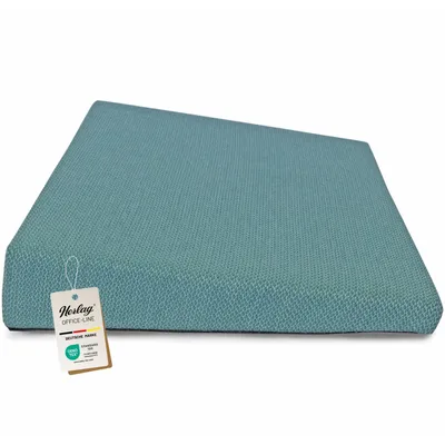 Produktbild von Herlag Keilkissen Stella 33x37x7/2cm Petrol | Ergonomisches Sitzkissen für Bürostuhl | Ergo-Sitzkeilkissen Büro & Home Office | Bürostuhlkissen