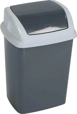 Produktbild von MAUL Abfalleimer MAULswing 5 l Kunststoff 20 x 16 x 29 cm dunkelgrau