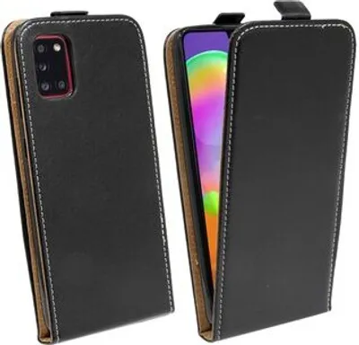 Obrázek produktu pro Flipové pouzdro kompatibilní s pouzdrem na mobilní telefon Samsung Galaxy A31 (A315F) vertikální skládací ochranný kryt flip cover black