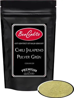 Produktbild von Grüne Jalapeno Chili gemahlen 500 gr.