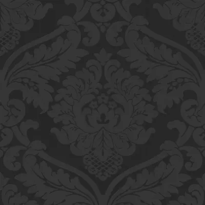 Image de Profhome 552631-GU Papier peint baroque mat noir 5,33 m2