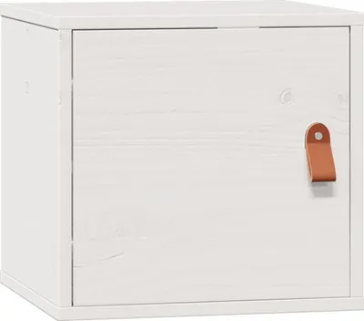 Zdjęcie produktu dla vidaXL Szafka ścienna biała 31,5x30x30 cm lite drewno sosnowe