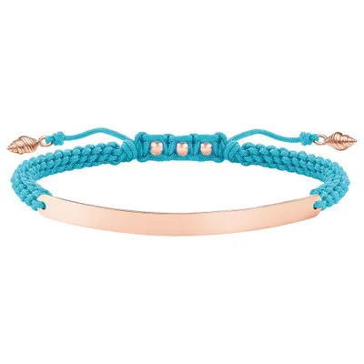 Produktbild von Thomas Sabo Damen Armband 925 Silber Türkis/Rosegold LBA0062-597-1-L21v