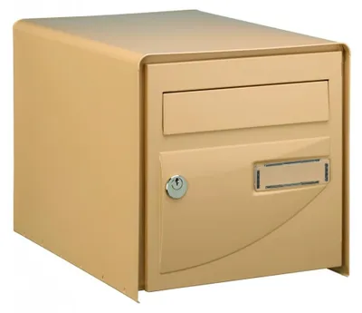 Image de Boite aux lettres Probat simple face beige RAL 1013 - DECAYEUX - 125962