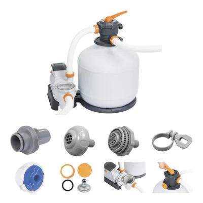 Produktbild von Bestway® Flowclear™ Sandfilteranlage mit Zeitschaltuhr 11.355 l/h, 500 W
