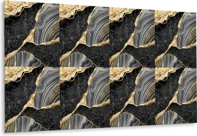 Produktbild von Selbstklebende Vinyl Spritzschutz - PVC Deko Aufkleber Selbstklebende, Marmormosaik - 100 cm x 50 cm