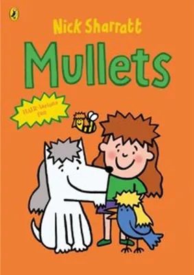 Productafbeelding van Penguin Books Bilderbuch 'Mullet Isle' von Nick Sharratt – Reimform, lebhafter Illustrationsstil
