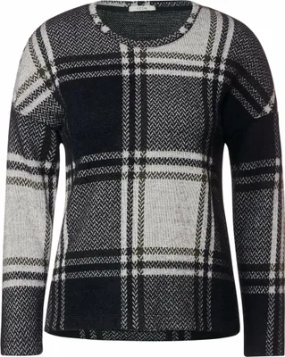 Produktbild von check jacquard shirt 30001 Black Größe XXL
