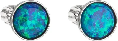 Produktbild von EVOLUTION GROUP 11001.3 Kerne mit synthetischem Opal, Swarovski® (Ag925/1000, 1 g, grün)