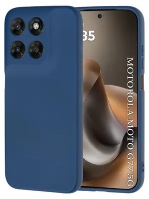 Obrázek produktu pro Techsuit - SoftFlex pouzdro pro Motorola Moto G77/G67 - tmavě modré