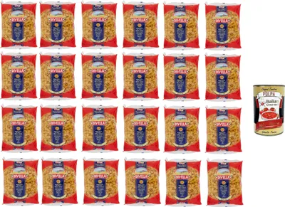 Produktbild von Italian Gourmet - Divella Ditali 61 Pasta aus Hartweizengrieß 24 x 500 g Vorratspack ideale Suppen Eintöpfe Pasta-Salate authentische italienische Nudeln + Italian Gourmet polpa