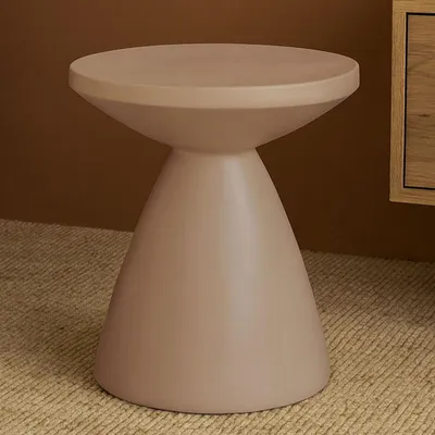 Produktbild von Milton & Oldbrook Beistelltisch Komposit Ø 45 cm Niva Beige