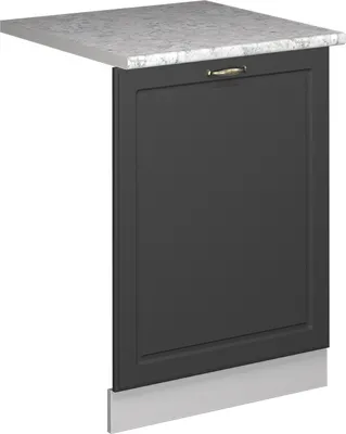 Produktbild von Geschirrspülblende Vicco Fame-Line Anthrazit-Gold 60 cm , AP Marmor, Model 55296