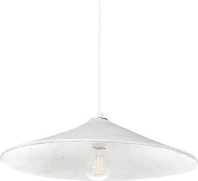 Obrázek produktu pro BELIANI Závěsná lampa Bílý papírmaš Ručně vyráběné stínidlo přírodní ekologické