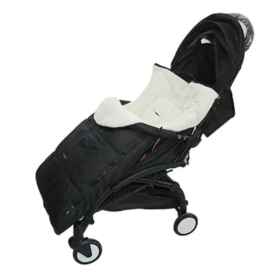 Imagen del producto de Saco de dormir suave para bebé, ideal para cochecitos: Mantiene abrigado durante el otoño y el invierno, color