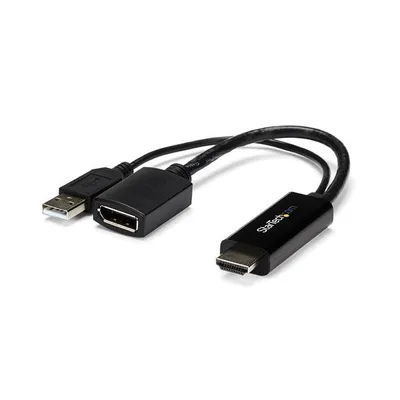 Produktbild von StarTech.com HD2DP Videokabel-Adapter Schwarz