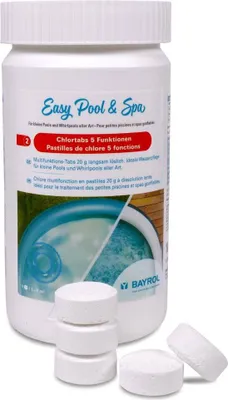 Produktbild von BAYROL Easy Pool & Spa Chlortabs 5 Funktionen 1,0 kg