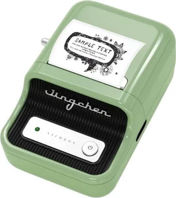 Obrázok produktu pre Prenosná tlačiareň štítkov Niimbot B21, Bluetooth 4.0, 203 DPI, 1200 mAh, zelená