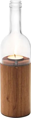 Immagine prodotto di Side by Side - Lampada decorativa a luce di vino chiara|legno