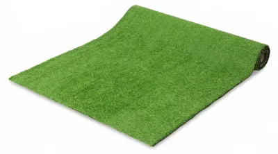 Productafbeelding van Kunstgras buitenkleed van 100x400 cm, zelfdrainerend, met een poolhoogte van 10 mm, groen.
