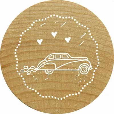 Produktbild von Stempel Woodies Hochzeitslimousine.