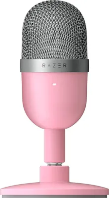 Produktbild von Seiren Mini (Quartz) - USB Kondensator-Mikrofon für Streaming (Kompakt mit Supernieren-Richtcharakteristik, neigbarer Ständer, Integrierter Schockdämpfer) Pink