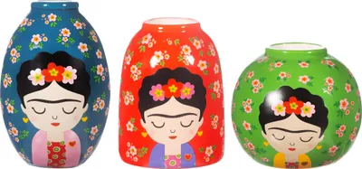 Image de set de 3 vases à fleurs Frida
