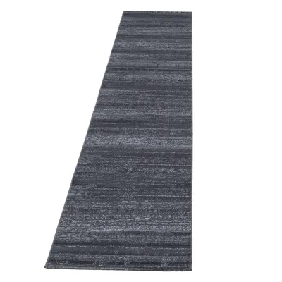 Image de Ayyildiz | Tapis Moderne Plus - 80 cm x 300 cm - Gris - Résistant - Doux et Élégant