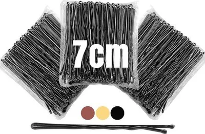 Zdjęcie produktu dla 150 czarnych spinek do włosów o długości 7 cm dla kobiet