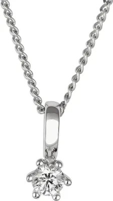 Produktbild von Orolino Halskette 585/- Gold 42/45cm Weiß Brillant weiß 500341336-1