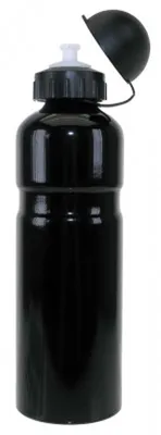 Produktbild von Trinkflasche Alu 750ml, schwarz mit Deckel