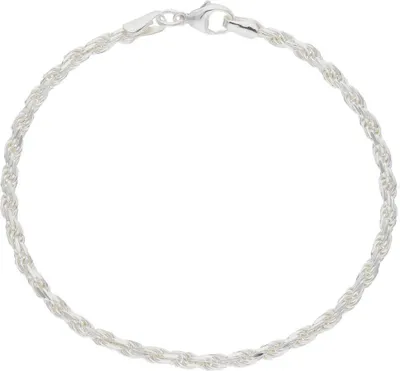 Produktbild von JuwelmaLux Armband Kordel diamantiert 925/000 Sterling Silber JL50-03-0001 19 cm